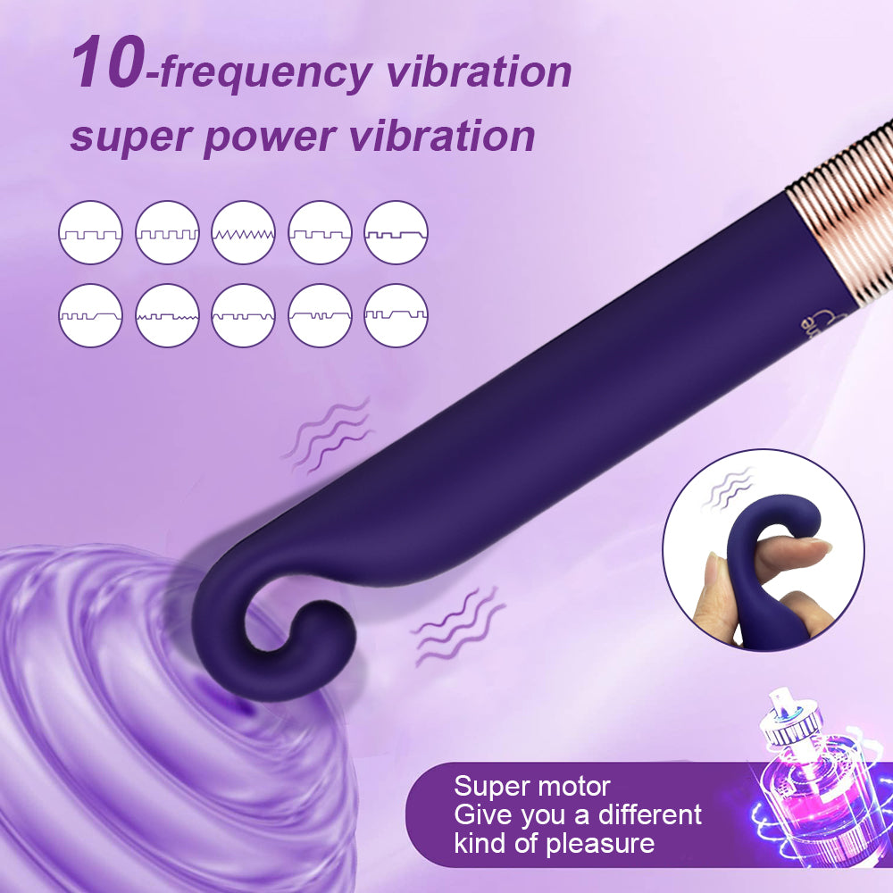Naya | Stimulateur Massant Intime Courbé – 10 Modes de Vibration