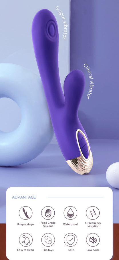 Lily | Stimulateur Massant Intime à Vibration & Battement (Double Action)