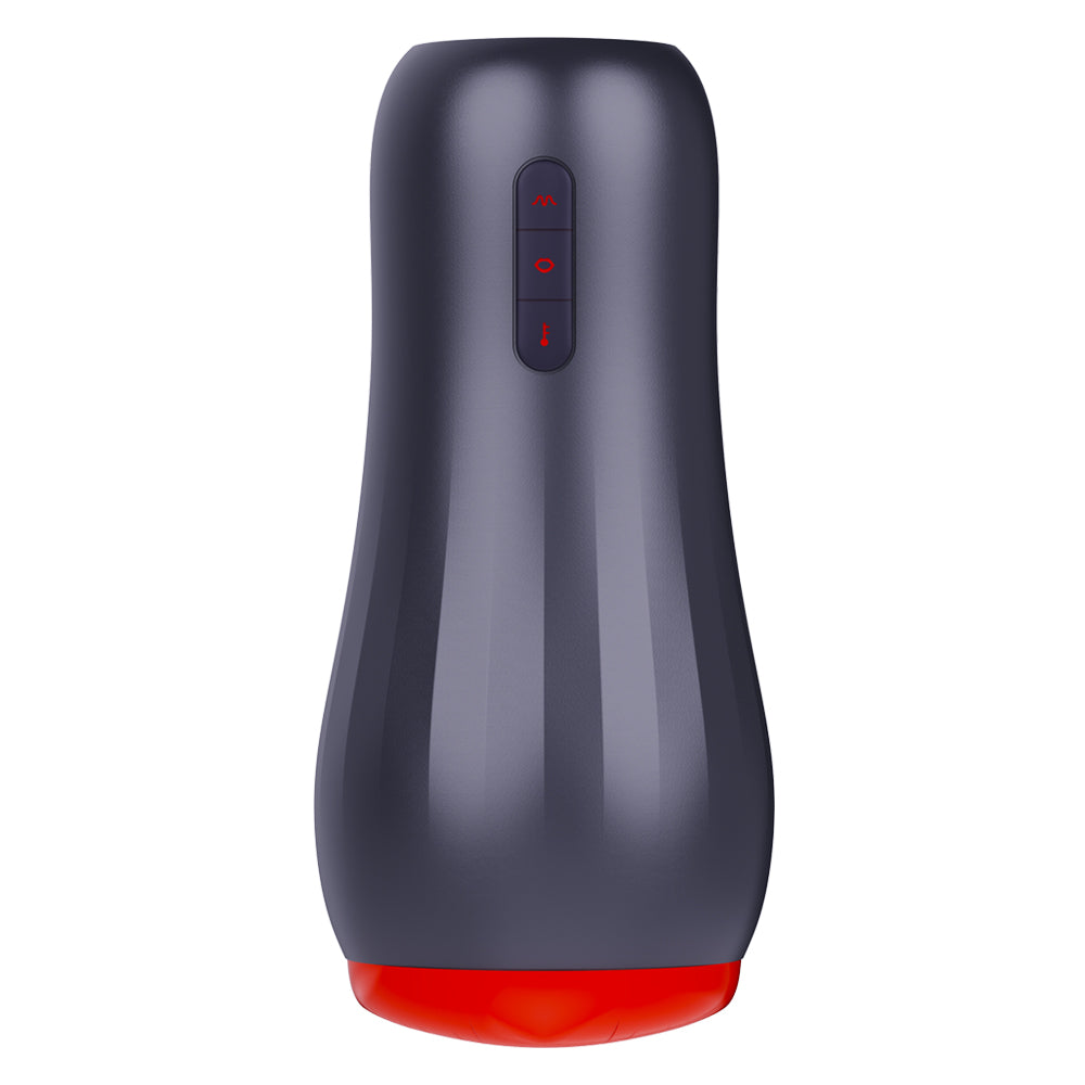 🔥 Vortex | Masturbateur Vibrant, Chauffant & à Succion – 6 Modes de Vibration