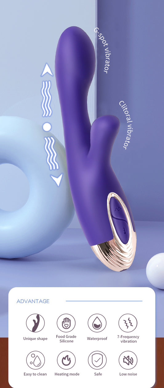 Kelly | Stimulateur Massant Intime Double & Chauffant