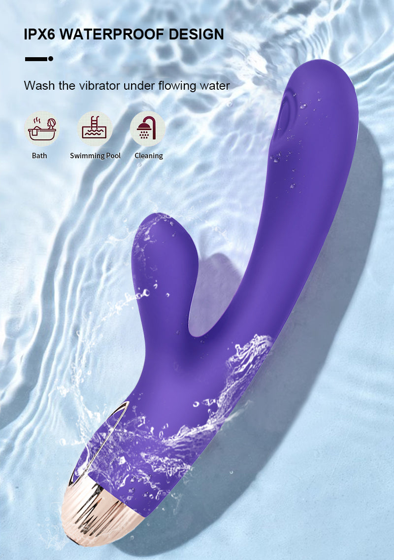 Lily | Stimulateur Massant Intime à Vibration & Battement (Double Action)