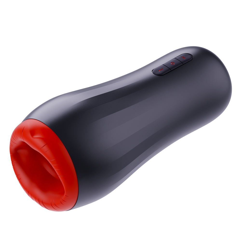 🔥 Vortex | Masturbateur Vibrant, Chauffant & à Succion – 6 Modes de Vibration