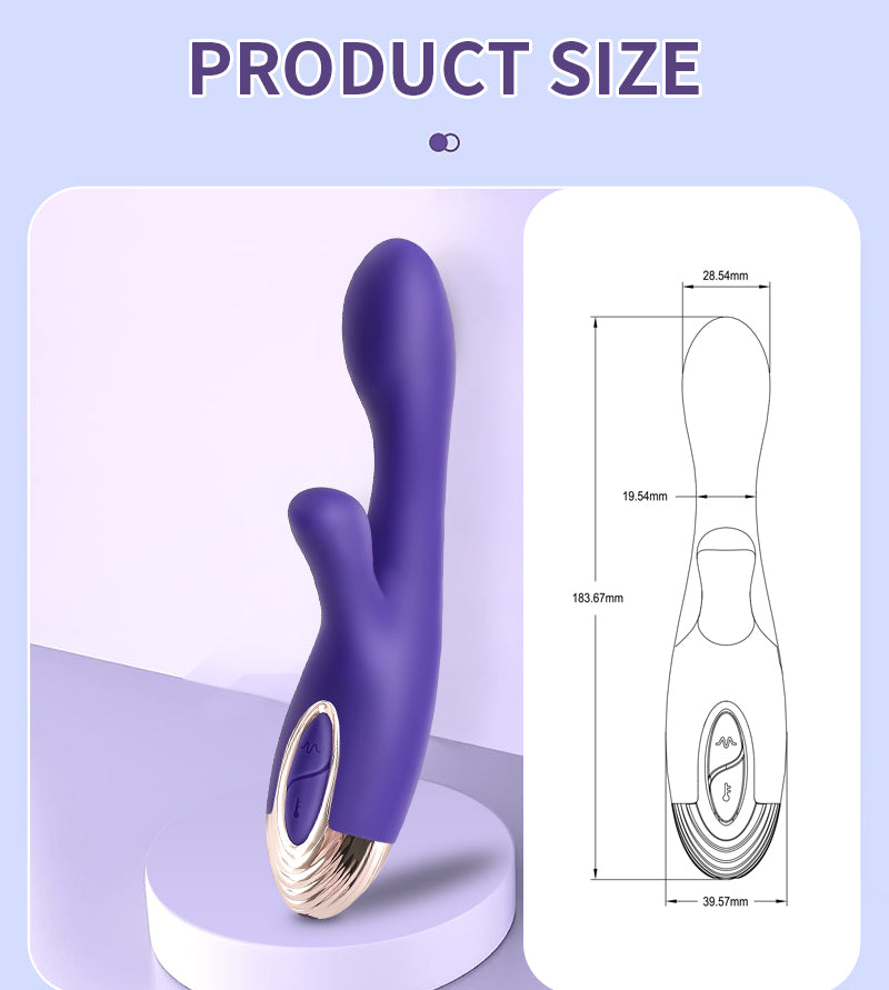 Kelly | Stimulateur Massant Intime Double & Chauffant