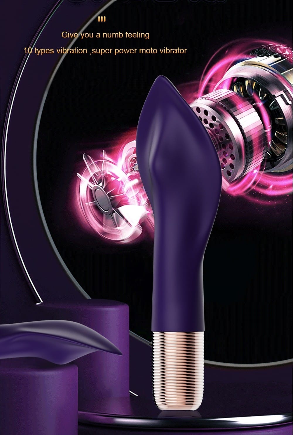 Lunéa | Stimulateur Massant Intime Précis – 10 Modes de Vibration