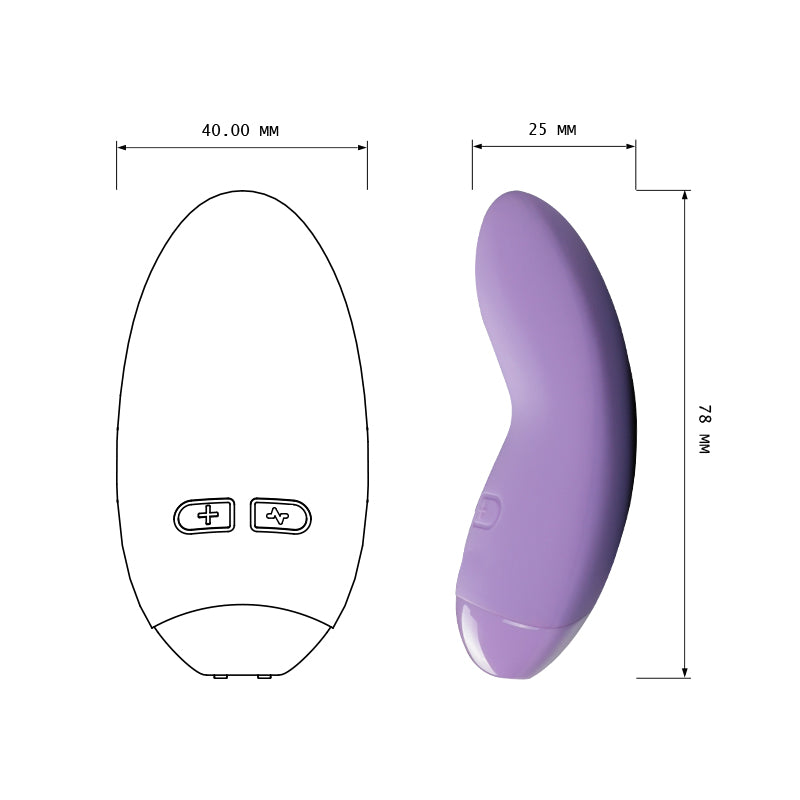 Ella | Stimulateur Massant Intime Compact & Silencieux
